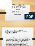 Monitoring Efek Samping Obat (M.E.S.O.) : Dr. Boby Suryawan