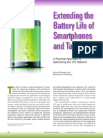 Extending The Battery Life of Smartphones and Tablets - A Practical Approach To Optimizing The LTE Network PDF