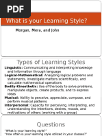 group 9 what is your learning style final 2  1 