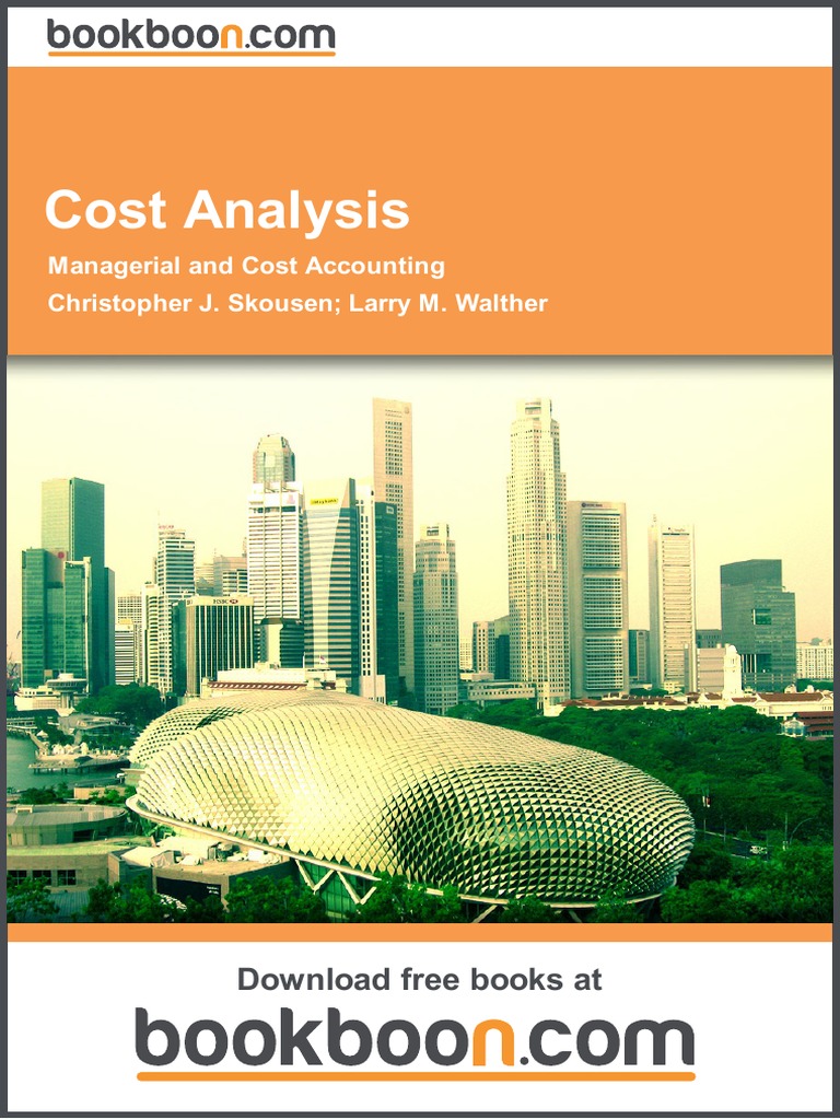 COST ANALYSIS AND CONTROL BOOK PDF visual data 8