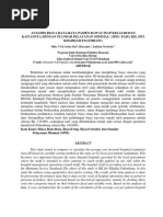 Download Analisis Biaya Rata-rata Pasien Ranap Kelas III  Kaitannya Dengan Spm Pada Rsi Siti Khadijah Palembang by RanitaRahmaniar SN347231173 doc pdf