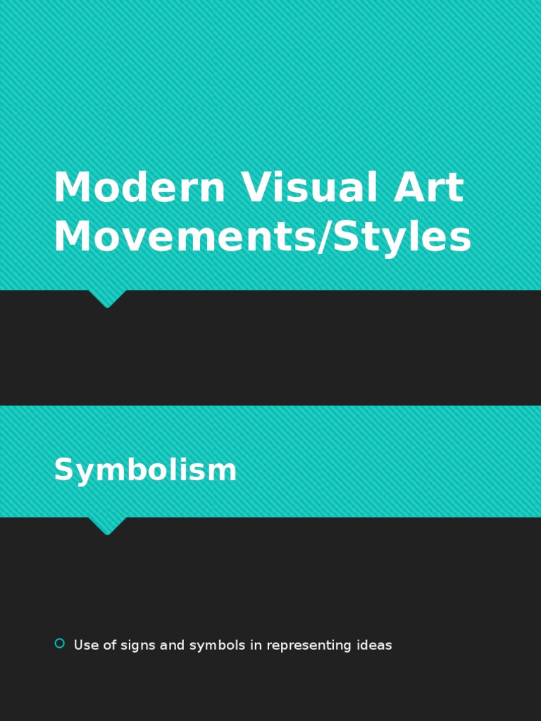Visual Art Movements PDF