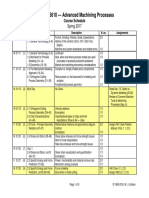 AdvMach - Course Schedule (2017)