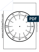 Clock Worksheetfun 2 PDF