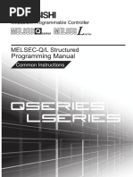 MITSUBISHI QL Structured Mode IEC Programming Manual Common Instructions