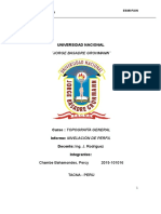 Informe Nivelación de Perfil