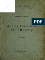 Anales Historicos Del Uruguay Tomo 1