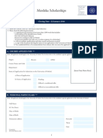 CEL 2106 . Portfolio 2 . Merdeka Scholarships Application Form 2016