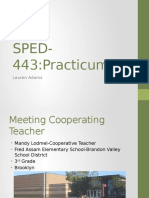 Sped-443 Practicum