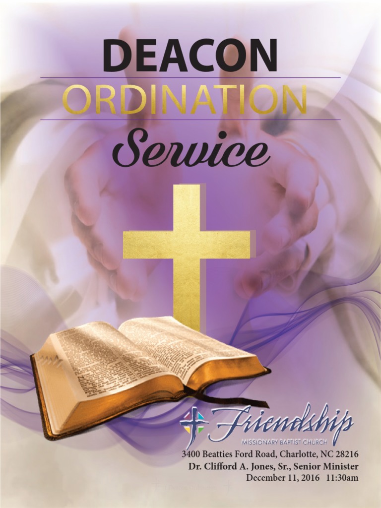 Ordination Service Program Template Ordination Service Program Template