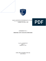 Ece135p Exp. 4 Pressure Flow and Level Process Control