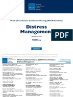 Distress Management: NCCN Clinical Practice Guidelines in Oncology (NCCN Guidelines)