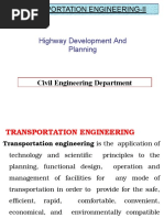 Transportation Engineering Notes | PDF | Road Surface | Transport