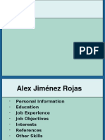 Alex's Resume