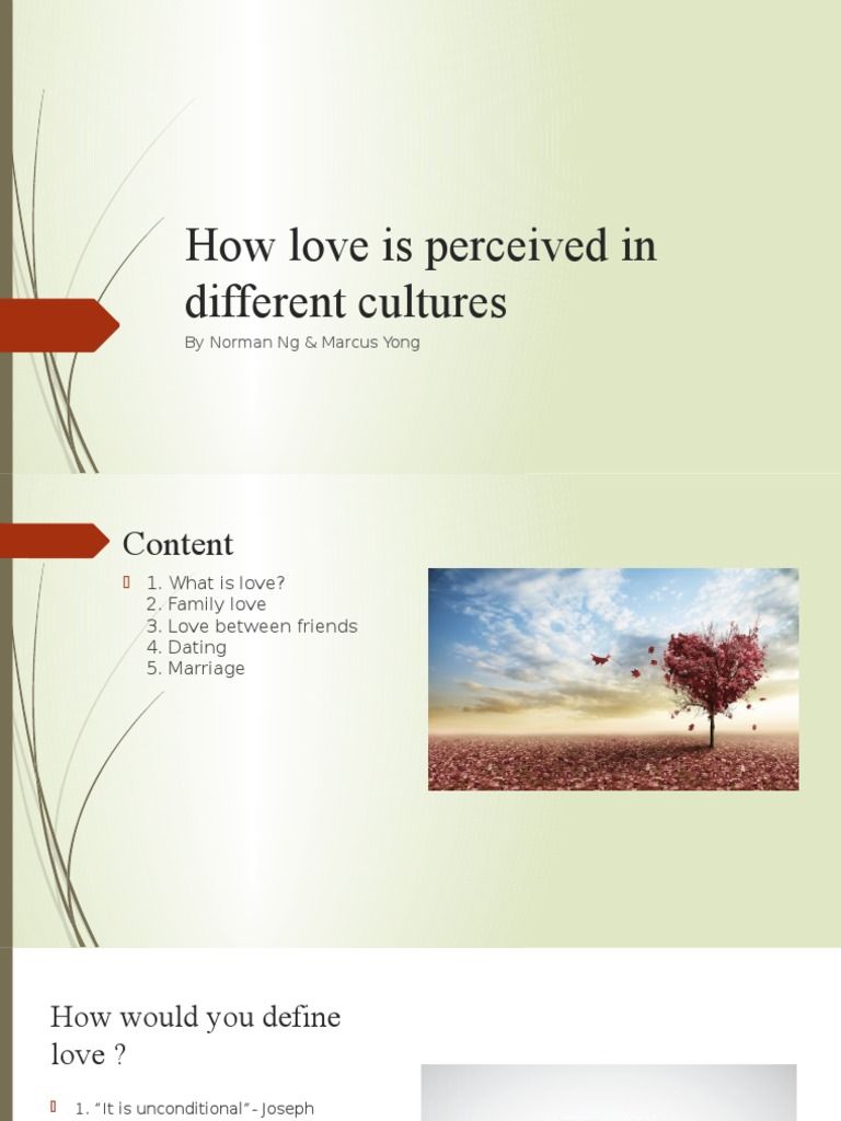 Cultural Perspectives on Love | PDF | Stereotypes | Love