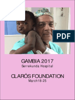 Humanitarian Trip Gambia 2017 Clarós Foundation