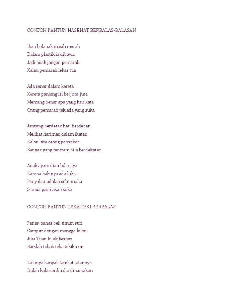 Made By Counterpoint Magazine Contoh Pantun Sahabat Sejati