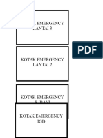 Kotak Emergency Lantai 3