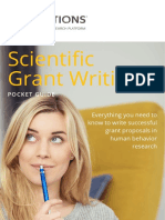 Scientific Grant Writing: Pocket Guide