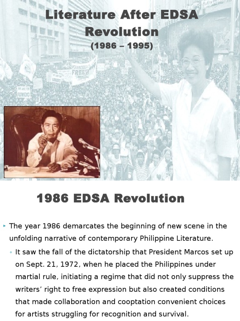 Edsa revolution reflection paper picture