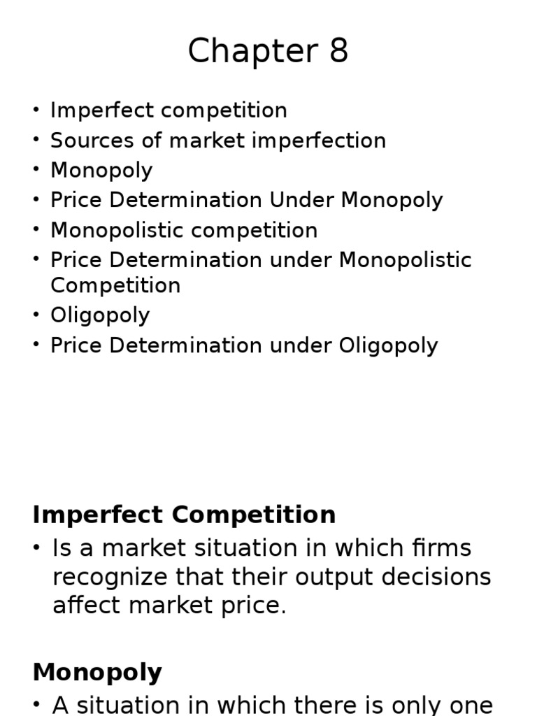 Market Structures: Monopoly & Oligopoly Insights | PDF | Oligopoly ...