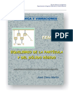 MEC Equilibrio partícula sólido rígido