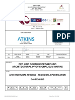 Qatar Rail Fencing Specification