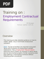 Employment Contract