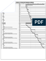 General Schedule of Design Shop Drawings (05 Bridges)