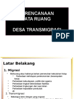 TRBL Perencanaan Tata Ruang DESA TRANSMIGRASI