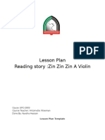 Lesson Plan Reading Story:zin Zin Zin A Violin