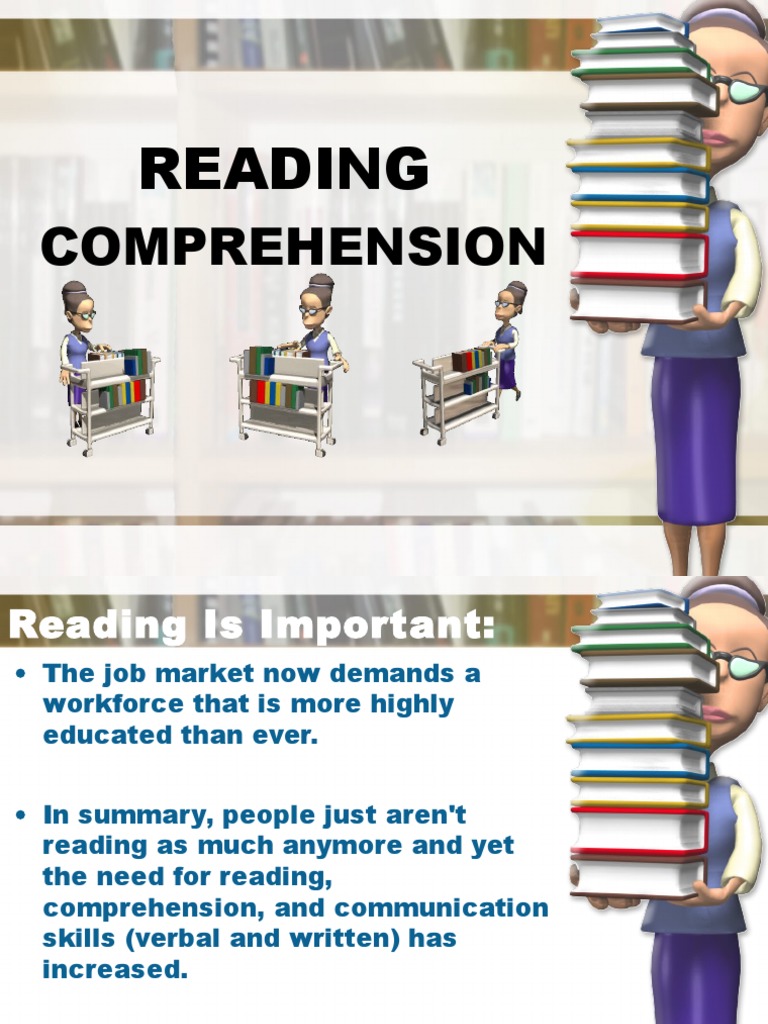 Levels in reading comprehension reading comprehension paragraph