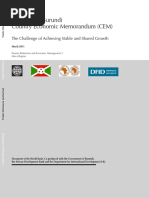 Burundi Country Econ Policy