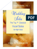 Wedding Solos (High Key) - Sample PDF