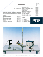 Centrifugal Force Apparatus