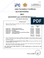 Accounting Exam Paper