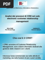Download analisi dei processi di CRM nel webelectronic customer relationship management by barbaro SN3473030 doc pdf