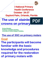 Stainless Steel Crown in Primary Molars
