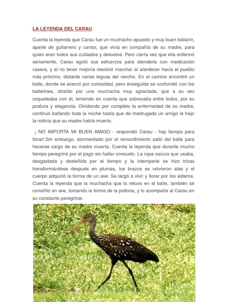 Leyenda Carau | PDF