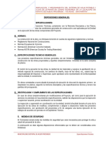 ESPECIFICACIONES TECNICAS AGUA POTABLE Y SERVICIOS HIGIENICOS