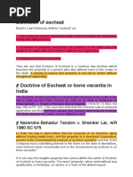 INTRODUCTION Escheat