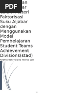 Download Penggunaan Blok Aljabar dalam Materi Faktorisasi Suku Aljabar dengan Menggunakan Model Pembelajaran Student Teams Achievement Divisionsstad by yuliana novita sari SN347314168 doc pdf