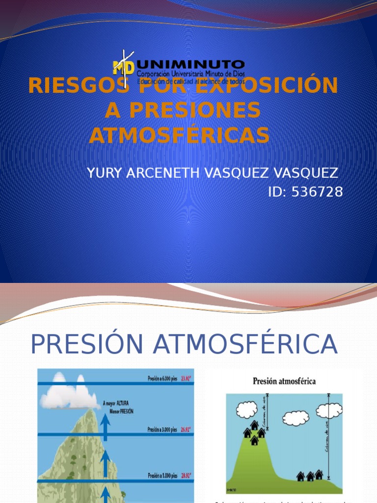 Presiones Atmosféricas PDF Submarinismo Oxígeno