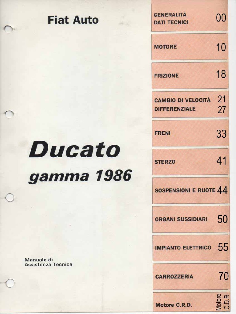 Manuale Officina Fiat Ducato X250 Pdf