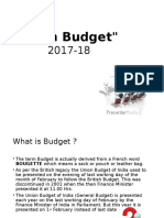 Budget Presentatin