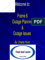 Frame 6 Outage Planning