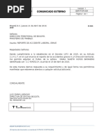 MODELO Carta Notificacion de Accidente SEGURO