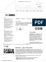 Bluetooth - Informações Técnicas