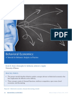 Behavioral Economics Reed