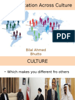 Communication Across Culture: Bilal Ahmed Bhutto
